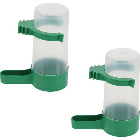 Distributeur d'eau et de nourriture automatique pour oiseaux, abreuvoir et mangeoire suspendu pour cage