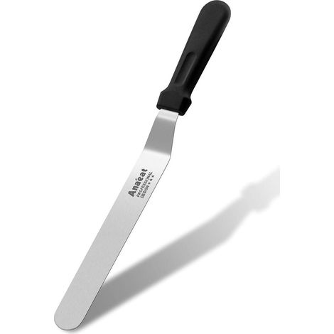 Glasurspatel Kuchenspatel Abgewinkelt Versetzt Edelstahl 25 Cm (1/5)