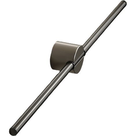 Toallero de aluminio, aro para colgar toallas, soporte de almacenamiento sin perforaciones, baño, cocina de pared, soporte de un solo poste, barra de almacenamiento (1/5)