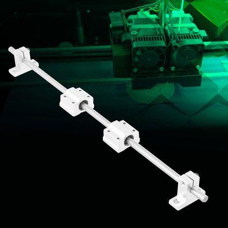 8 mm x 400 mm CNC Linearführungswelle SC8UU Lagerblock-Set für 3D-Drucker (1/5)