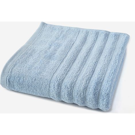 Telo bagno in cotone 100% 90x140 cm Glenn - Blu (1/3)