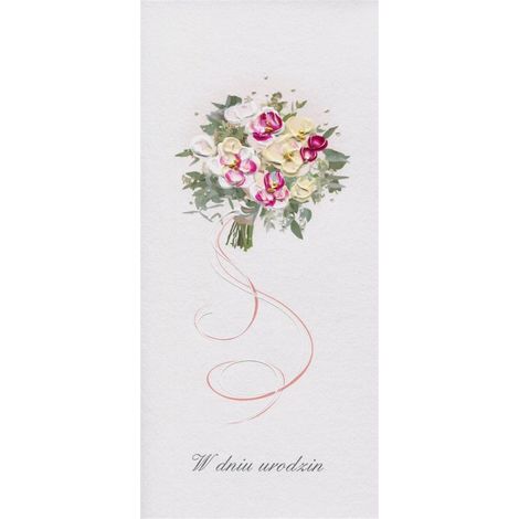 Biglietto d'auguri DL U19 - Bouquet