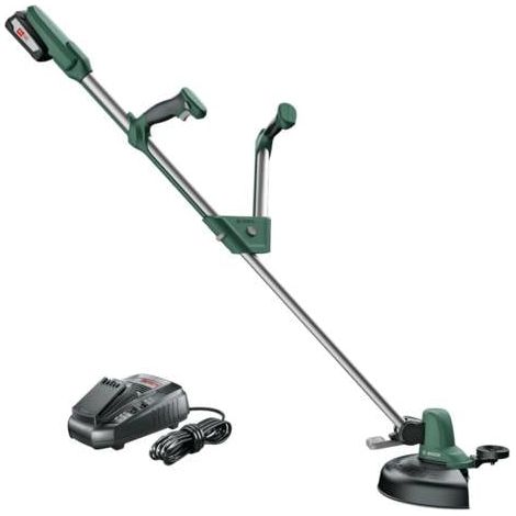 Bosch – Coupe-bordure à batterie 18V avec 1 batterie 2,5Ah – IntelliFEED pour avancement automatique – Poignée ergonomique en V – 26 cm de diamètre de coupe (1/10)