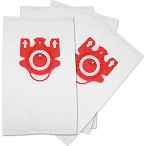 Replacement Dust Bags Compatible with 3D, 4 pieces, for vacuum cleaners, designed for Miele bagged vacuum cleaners. This box contains 4 bags (1/5)