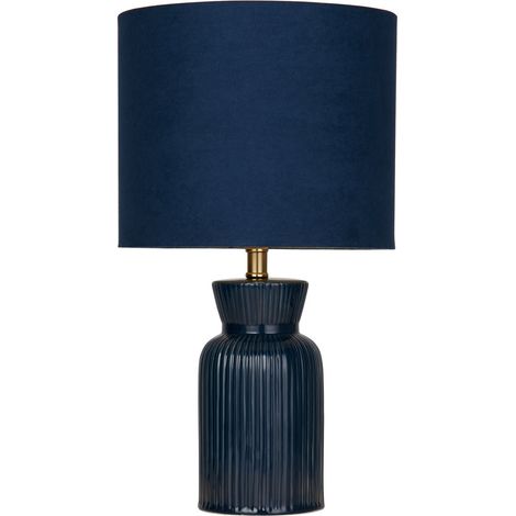 Searchlight Table Lampe en céramique et tissu, 1 x E14 (1/5)