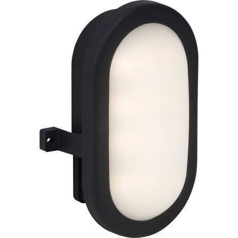 BRILLIANT Lampe Tilbury LED Außenwand- und Deckenleuchte 17x12cm anthrazit/weiß 1x 5W LED integriert, (450lm, 4200K) IP-Schutzart: 65 - strahlwassergeschützt (1/3)