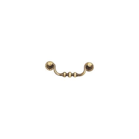 Poignée de porte d'entrée zamac – Entraxe 110 mm – Hauteur 50 mm – Largeur 142 mm – Finition bronze – Rosaces incluses – Fosun