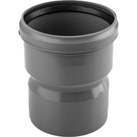 RIDUZIONE A INNESTO DI PASSAGGIO PVC-PP MØ100 x FØ110 - H.80 mm