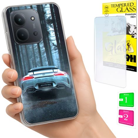 Custodia per Xiaomi Redmi 15C 5G 173mm / Poco C85, cover posteriore in vetro (1/5)