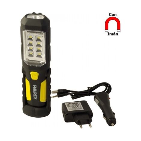 TORCIA BATTERIA RICARICABILE MAURER 8LED (1/2)