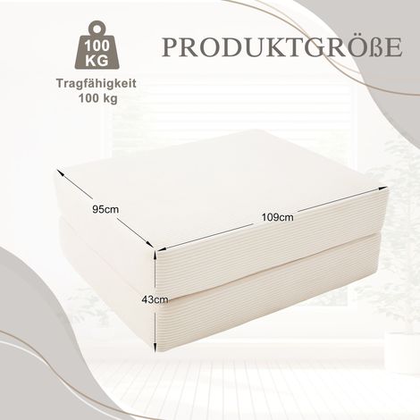 Fauteuil à compression en velours côtelé sur cadre métallique ergonomique. Rembourrage épais pour maison beige. (1/5)
