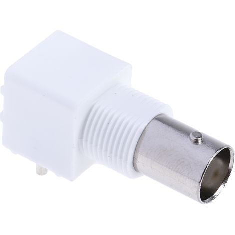 Connecteur coaxial RS PRO Femelle à angle droit, raccordement Traversant 50O Montage sur CI ( Prix pour 1 ) (1/4)