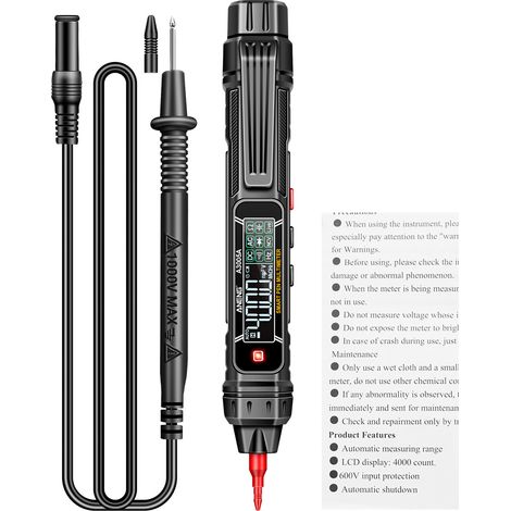 A3005A/B Professionelles intelligentes Digitalmultimeter, Phasenfolge-Prüfstift, berührungsloses Voltmeter, Elektrowerkzeug