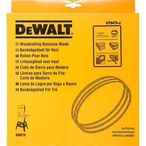 DeWalt Bandsägeblätter 2215x4x0,6 mm 1,8 mm