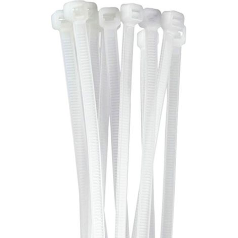 Fascette bianche 750×7.5mm, 100 pezzi ETLFB75075 per cablaggi professionali