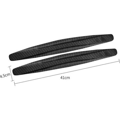 2 pezzi striscia anticollisione auto universale striscia anticollisione auto striscia protezione fessure porta paraurti anti paraurti auto strisce anticollisione (dimensioni: bianco) (1/3)