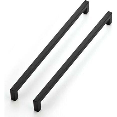 (2er-Set) Schwarze Möbelgriffe, 320 mm, für Küchenschränke, Schubladengriffe, Türgriffe für Küchenschränke (1/4)