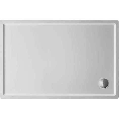Piatto doccia rettangolare STARCK SLIMLINE con antiscivolo 1200x1000x55mm bianco (1/4)