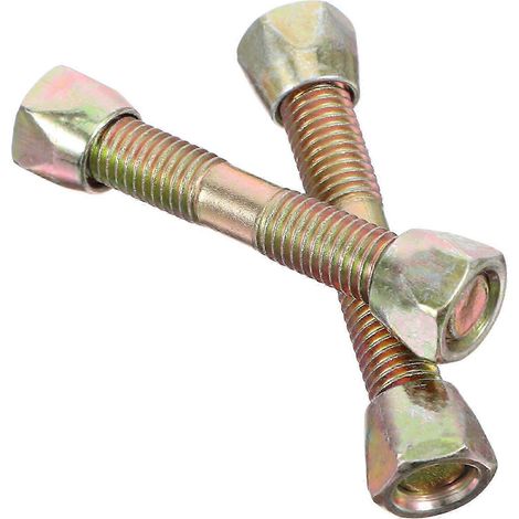 2 vis à ressort robustes pour berceau de balancelle, compatibles avec les chaises suspendues - Installation facile - Accessoires de suspension pour paniers d'extérieur (1/5)
