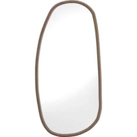 Specchio organico in legno d'hevea - L. 49 x H. 100 cm - MEIXI