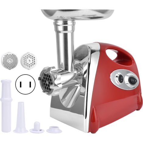 Hachoir à viande électrique 2800W, mixeur et broyeur multifonction pour saucisses, usage domestique et professionnel, prise US 110V (1/5)