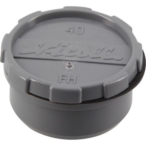 tampon de visite pvc - mâle / femelle - diamètre 40 mm - nicoll ufh