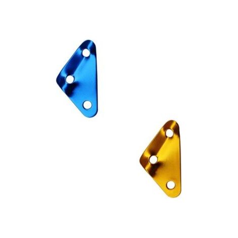 2 pièce boucle de corde à vent triangulaire en alliage d'aluminium, accessoires de boucle de corde antidérapante, corde d'ombrage (1/4)