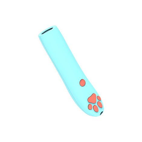 Pointeur Laser pour Chat Rechargeable USB, Jouet Interactif pour Chat avec Motif Patte de Chat, 3 Modes de Lumière, Outil de Jeu et d'Entraînement pour Chats d'Intérieur（Bleu）