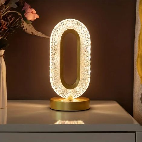 Lampe de table simple pour décoration, veilleuse pour chambre et salon, cadeau d’anniversaire élégant