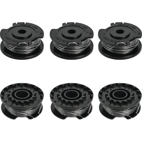 Bobine Fil Coupe Bordure pour Bosch EasyGrassCut Rotofil, 6 Bobines, Fil Débroussailleuse (1/5)