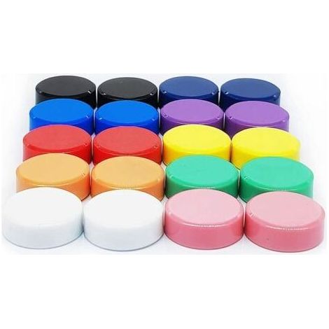Lot de 40 Aimant Frigo Magnetic Magnet Frigo, Aimant Puissant, Petit Rond Colorés Décoratifs Aimants pour Tableau Magnetique Frigo, Tableau Blanc, Salle de Classe, Bureau, Casiers (10 Couleurs) (1/4)