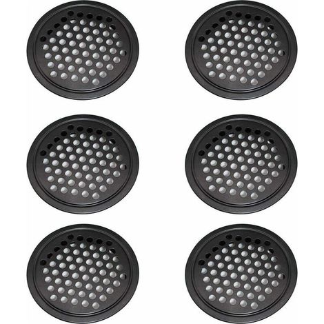 6PCS Grille de Ventilation L'armoire- 60 mm Grille Ventilation Ronde Peut ê Utilisé Dans le Garage, Salle de Bain la Chambre (1/5)