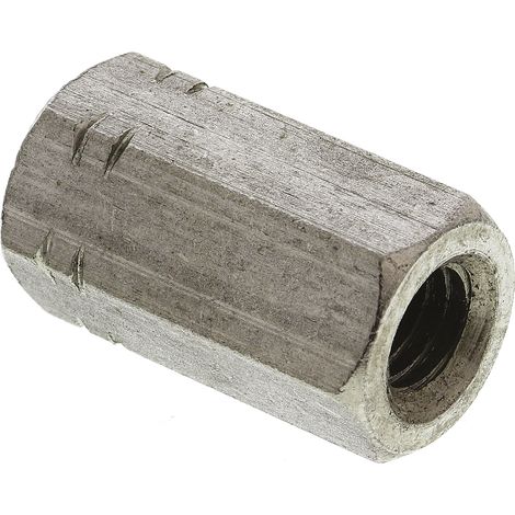 Ecrou de couplage, 24mm, M8, en Acier Inoxydable A4 316 ( Prix pour Sachet de 10 )
