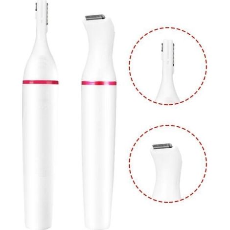 Rasoir électrique 4-en-1 électrique femmes cheveux rasoir sourcil nez Bikini tondeuse à cheveux batterie non incluse