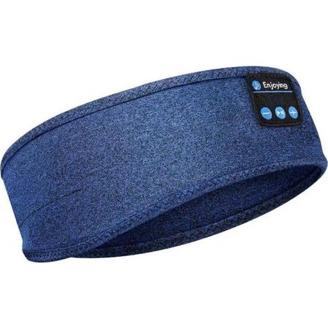 Bandeau de masque pour les yeux de sommeil avec musique Bluetooth Bandana de sport Bluetooth Bandeau de yoga Idéal pour l'exercice, le sommeil latéral, les voyages en avion, la méditation et la relaxa (1/2)