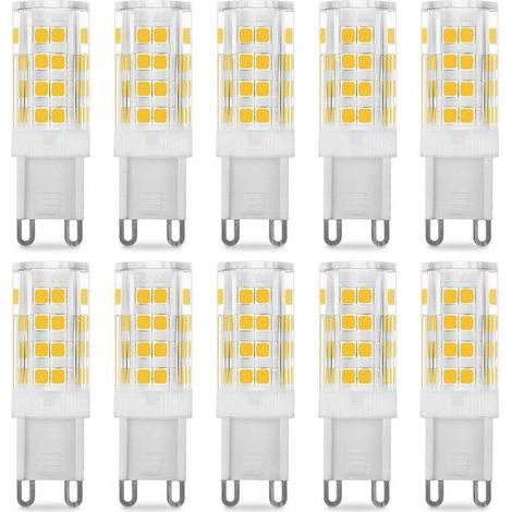 Ampoule LED G9 5W, Equivalent 40W , Blanc Chaud 3000k, 220-240V, 360° angle de faisceau, Pack de 10 (1/5)