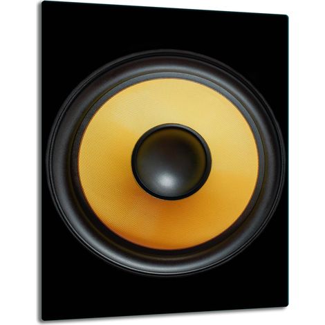 PANEL DE MESA CON PLACA DE CRISTAL DE 40x52 CM PARA ALTAVOZ (1/5)
