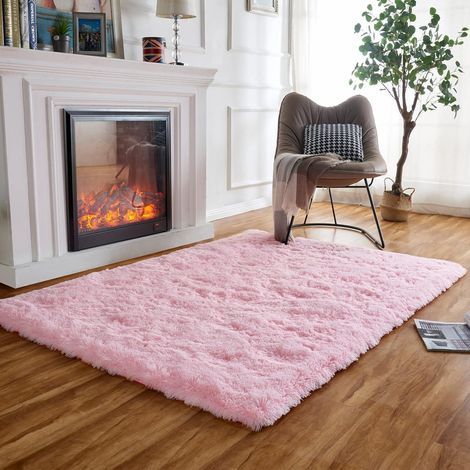 Wohnzimmerteppich Schlafzimmer Kinderzimmer Lounge 160×230 cm Rosa (1/5)