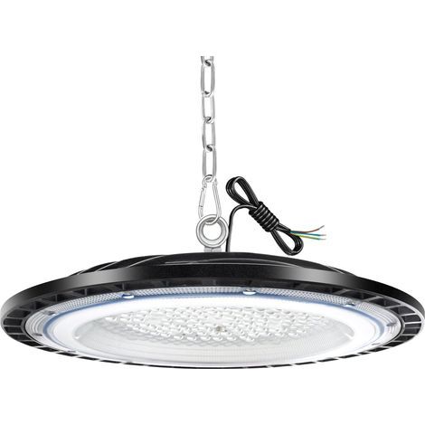LED High Bay lumière 100W, Projecteur LED Intérieur, Blanc Froid IP65 Étanche Eclairage Atelier, Led Industriel pour Garage/Usine/Atelier/Parkings (1/5)