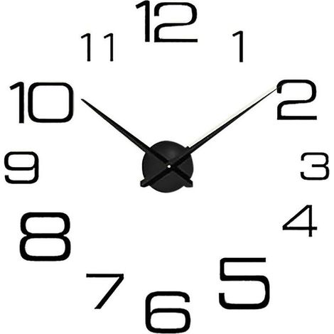 Creative Digital Diy Wall Clock Mirror Wall Clock Home Decoration