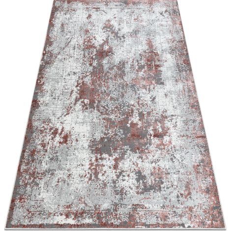 Teppich ALLURE 1959 Abstraktion - Strukturell, stilvoll, glamourös weiß / rosa pink 180x270 cm