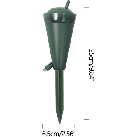 Arrosoir Automatique - Drippers Réglables pour Plantes en Pot - Système d'Arrosage par Infiltration avec Minuterie - Capacité 200 ml - Dimensions 25 x 6,5 cm (1/5)