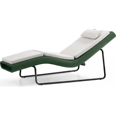 Cuscino lettino prendisole tessuto Tex resistente Esse - Bianco