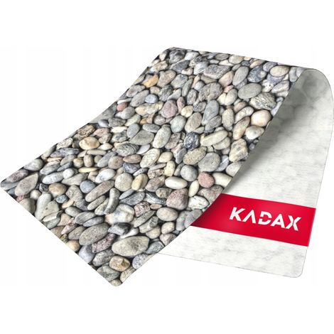 KADAX Tischläufer aus Filz, Kieselsteine