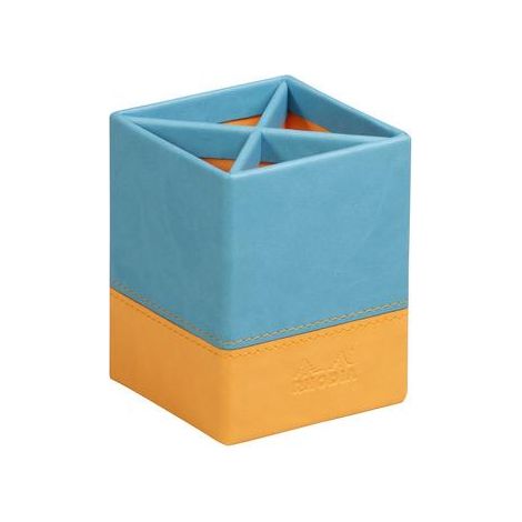 Rhodia 318817C porte crayons et stylos Simili-cuir Turquoise