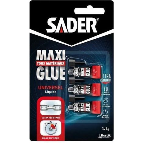 Sader Maxi Glue transparente Schnellkleber
