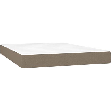 Maison Exclusive - Materasso a Molle Insacchettate Rigidità Media Grigio Tortora 140x200x20 cm (1/5)