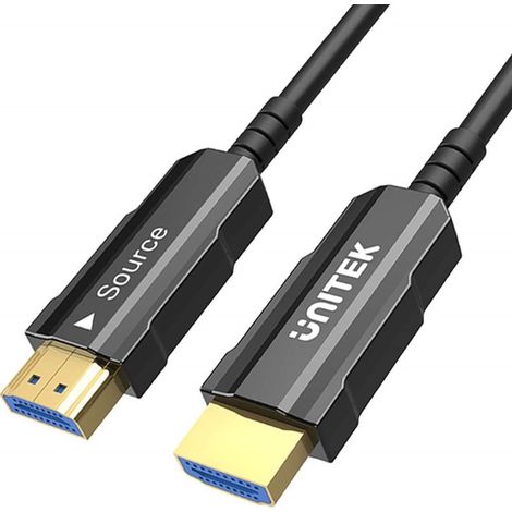 Câble optique HDMI UNITEK 2.0 AOC 4K 60 Hz 20 m (1/5)
