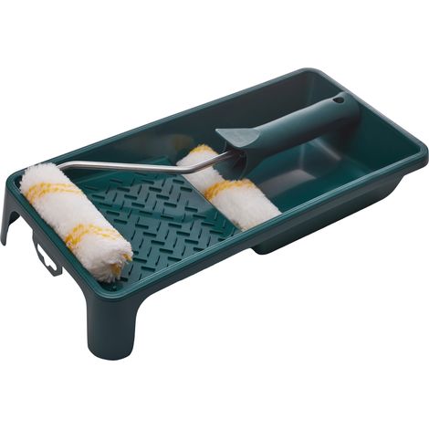 Set de pintura STALCO - Hilo dorado Bandeja UNIVERSAL 150 x 290 mm, asa 100 / ø6 mm, 2 x Hilo dorado 100 mm STALCO S-38913