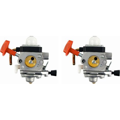 Deux carburateurs compatibles avec les modèles FS 130, HT 130, HT 131, 130, FS130, FS130R, FR130T, HT130, HT131, KM130 et KM130R, de remplacement Zama C1Q-S173.